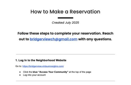 How to Make a Reservation – Click Here